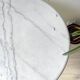 Authentic Parisian Bistro Table - Marble and Cast Iron, 1920s Style