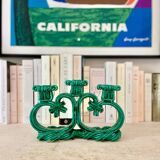 Ceramic candle holder signed Vallauris