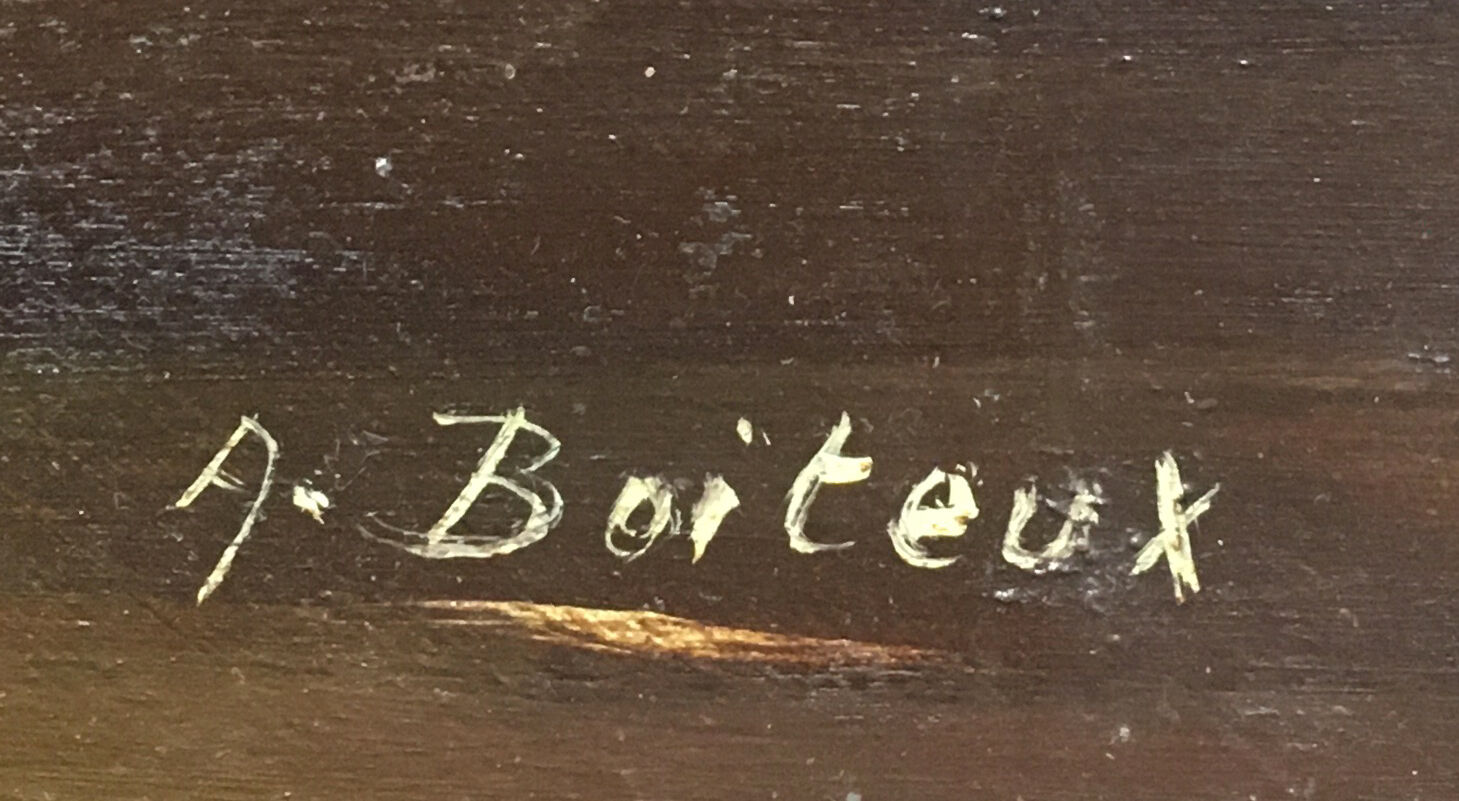 Table "Bouquet of Yellow Daisies" HSP by Auguste Boiteux (XX century)