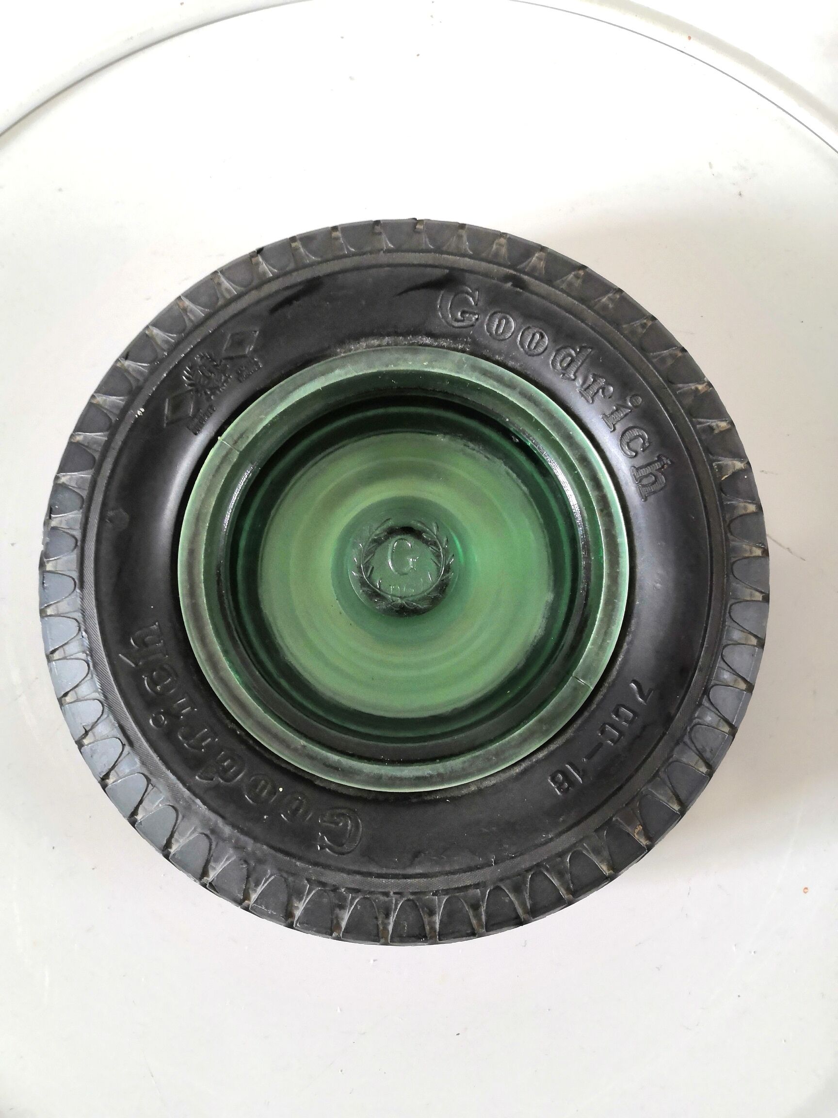 Goodrich tire ashtray design 70s