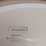 Digoin Sarreguemines oval dish.