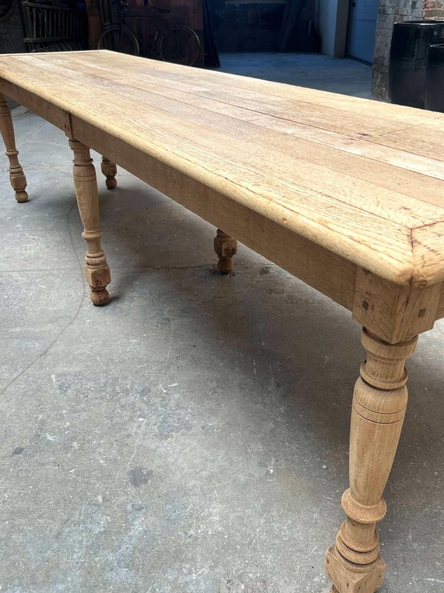 Table de drapier en chêne XIX eme