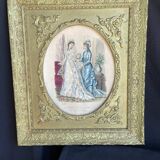 Framed fashion illustration