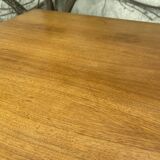 Coffee table in chrome and teak, 1960