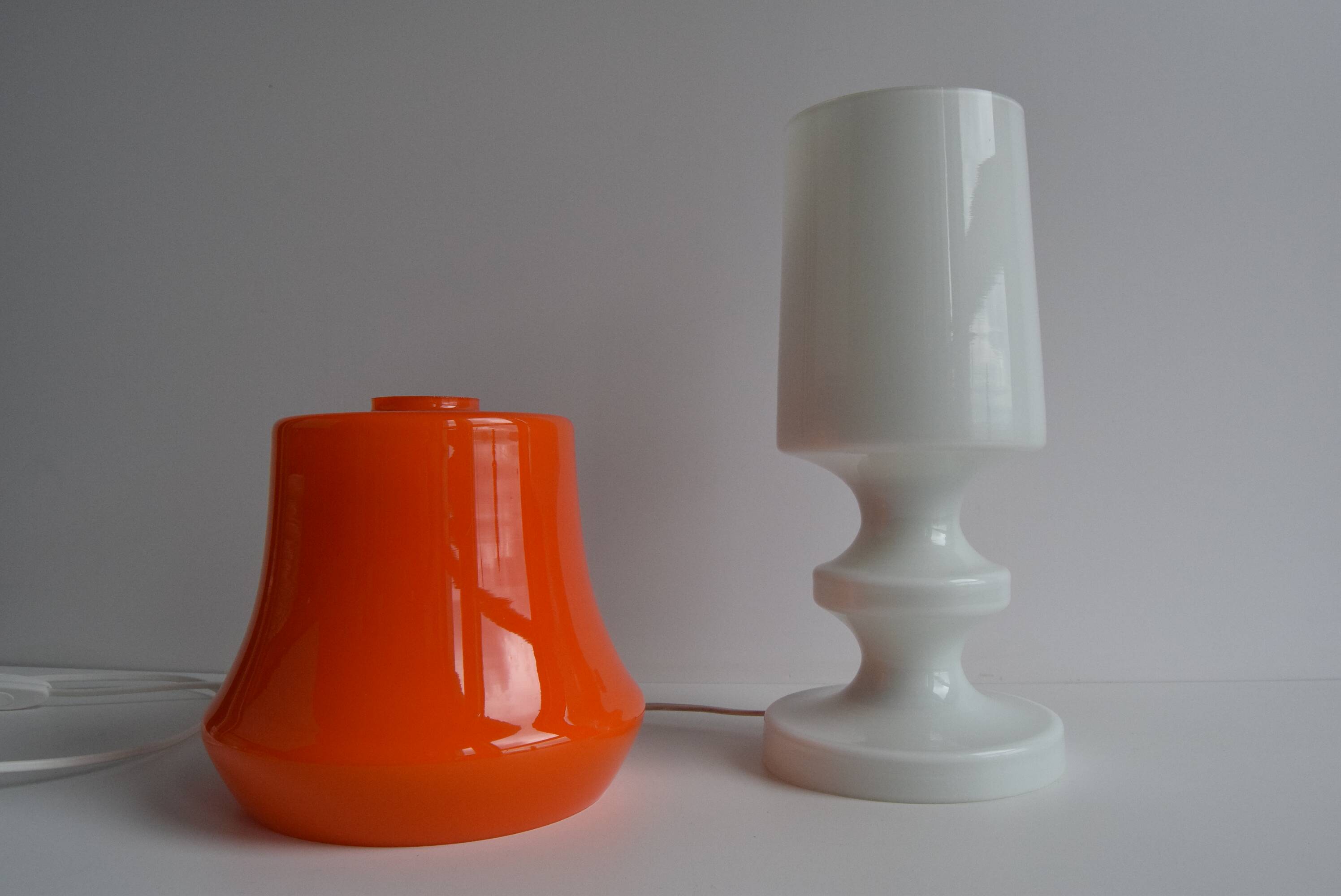 Mid-century glass table lamp by Stepan Tabera