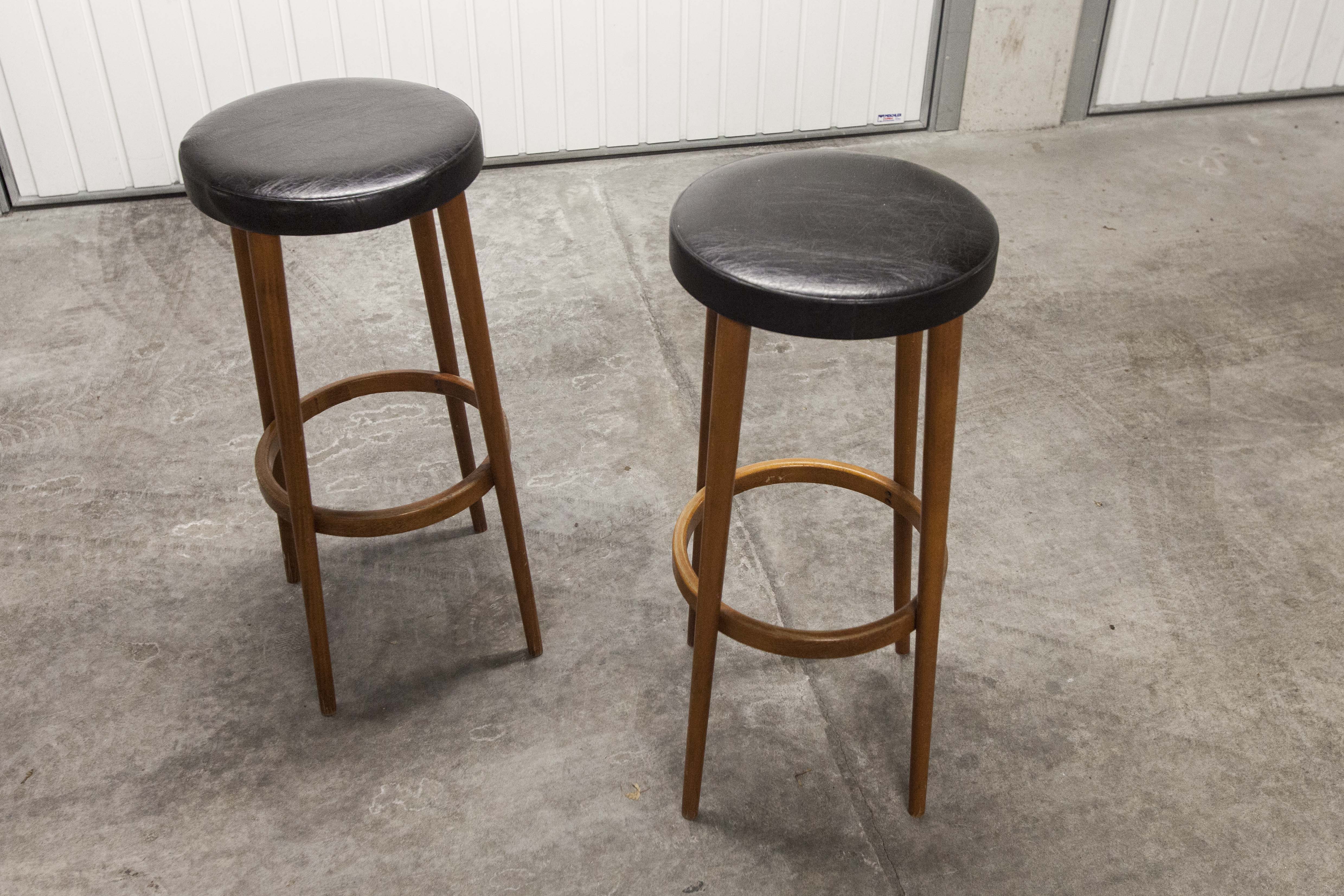 Pair of stools bar baumann 87