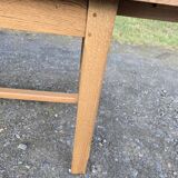 Oak farmhouse table