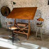 Drawing table of italian architect Sacchi circa 1930