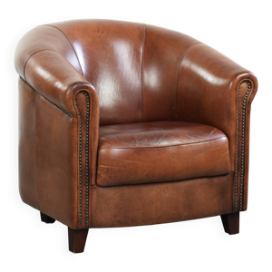 Fauteuil club en peau - couleurs