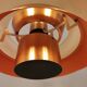 Ceiling lamp model "Nova" designed by Jo Hammerborg for Danish Fog&Mørup in 1963.