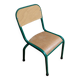Vintage green school chair