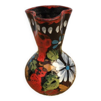 Colorful vintage vase