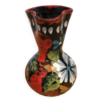 Vase vintage coloré