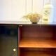 Enfilade vintage design années 60 / 70 – bois et laque noire