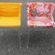 2 fauteuils Mademoiselle Kartell plexi design Philippe Starck