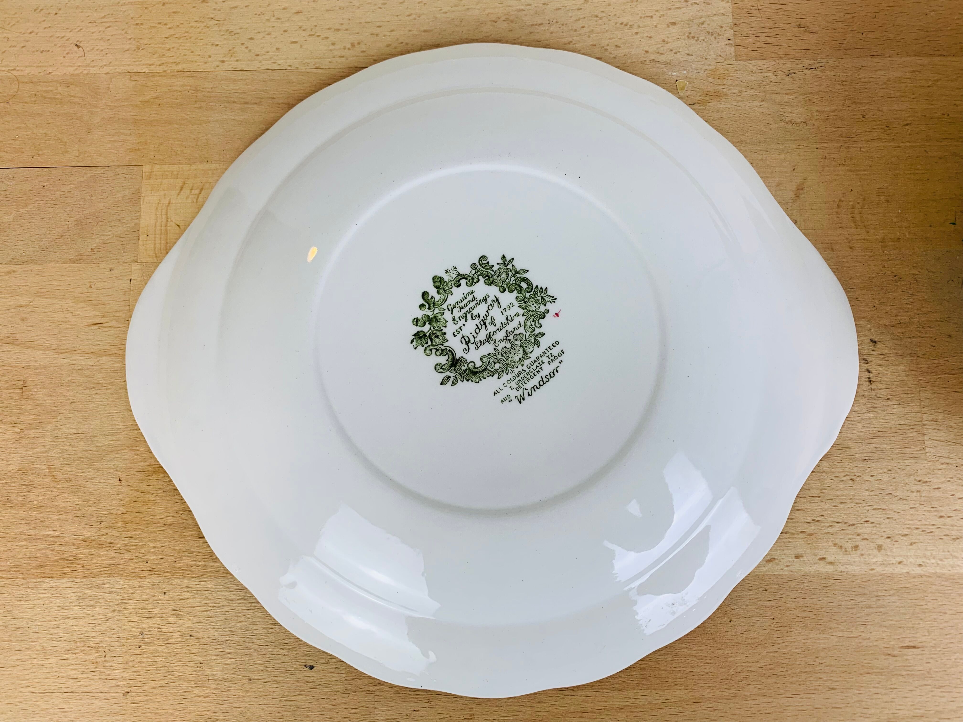 Windsor Round Food Duo by Ridgway Staffordshire