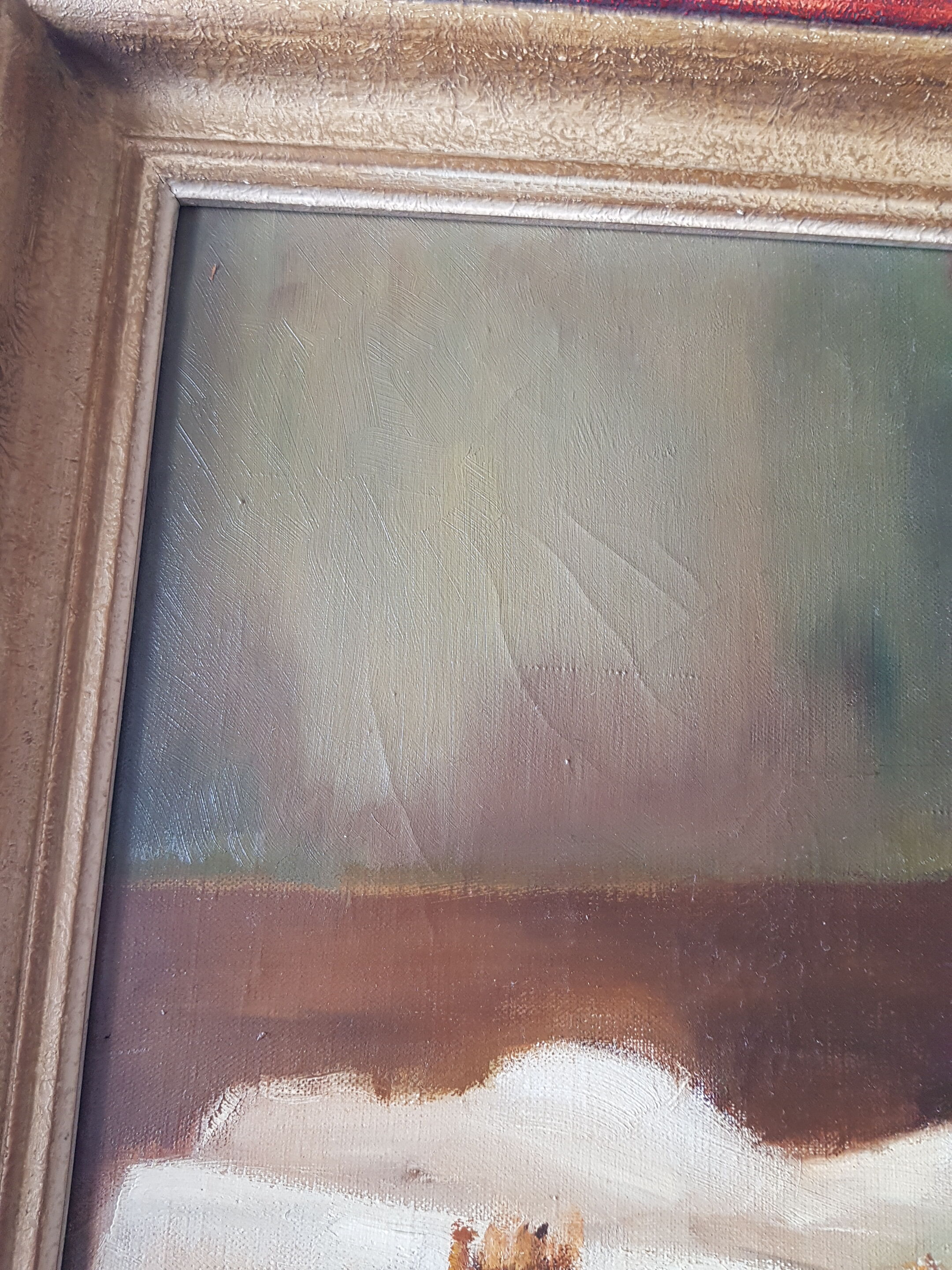 Still life Oil on canvas Ernest Betigny