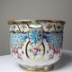 Old Limoges porcelain bowl/pot, hand-painted, M. Carpezat, 1900-1930