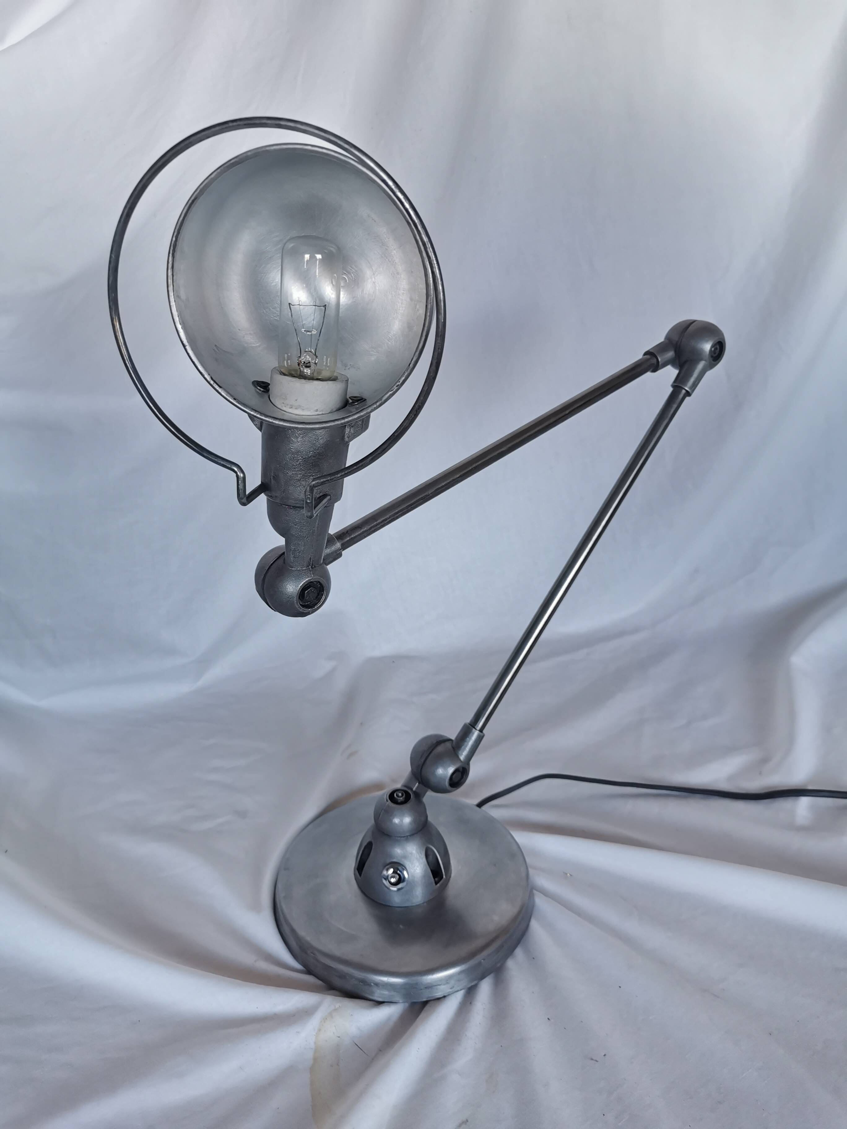 Jieldé SI333 lamp, raw steel, Lyon, France