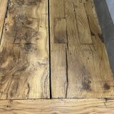 Genuine farmhouse table in renovated solid oak