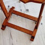 Porte serviettes ancien bois rustique cœur