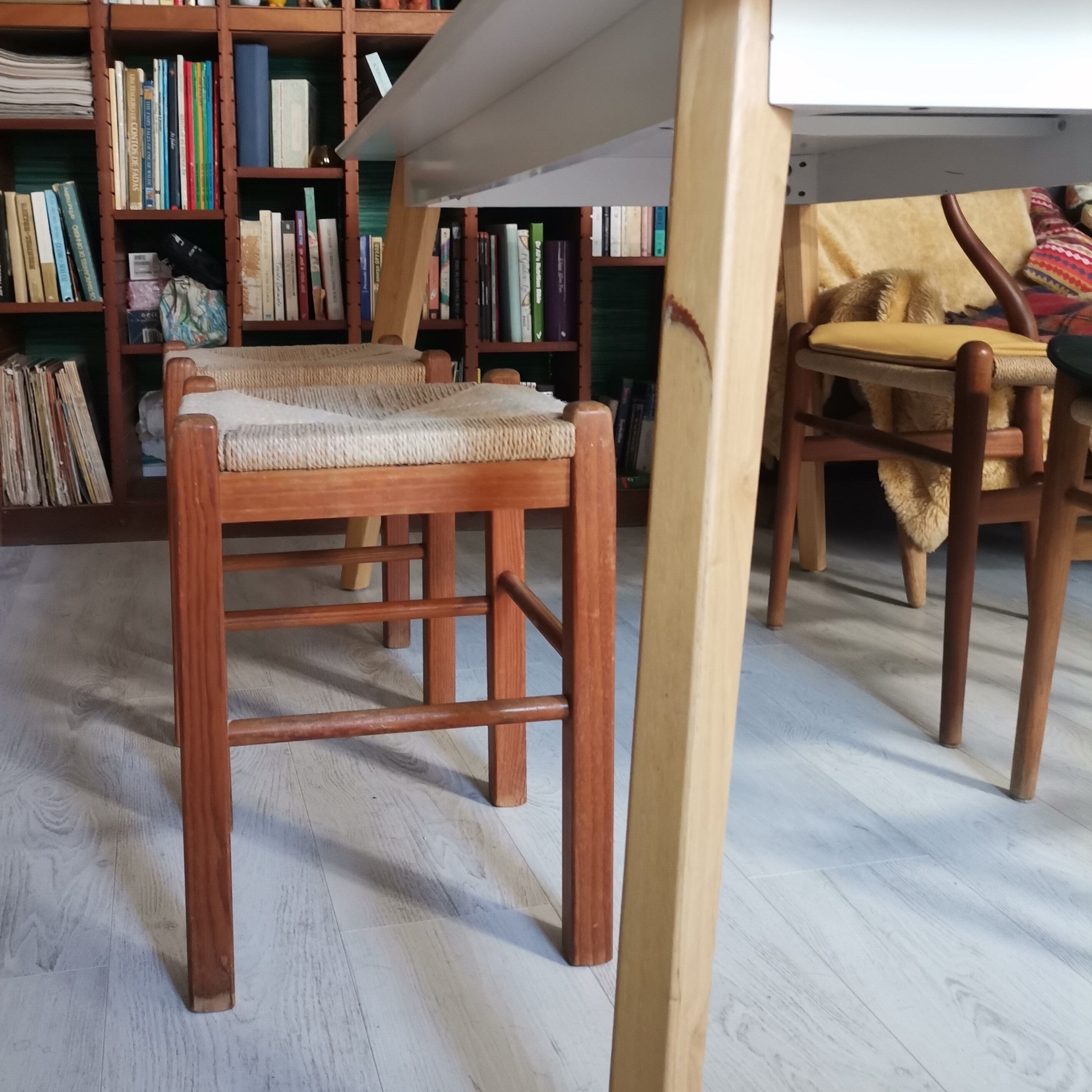 Portuguese wooden stools