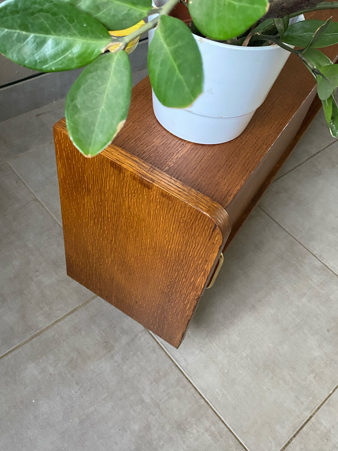 Vintage wooden row from the 50s-60s
