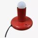 1970 Kama Keur red metal lamp