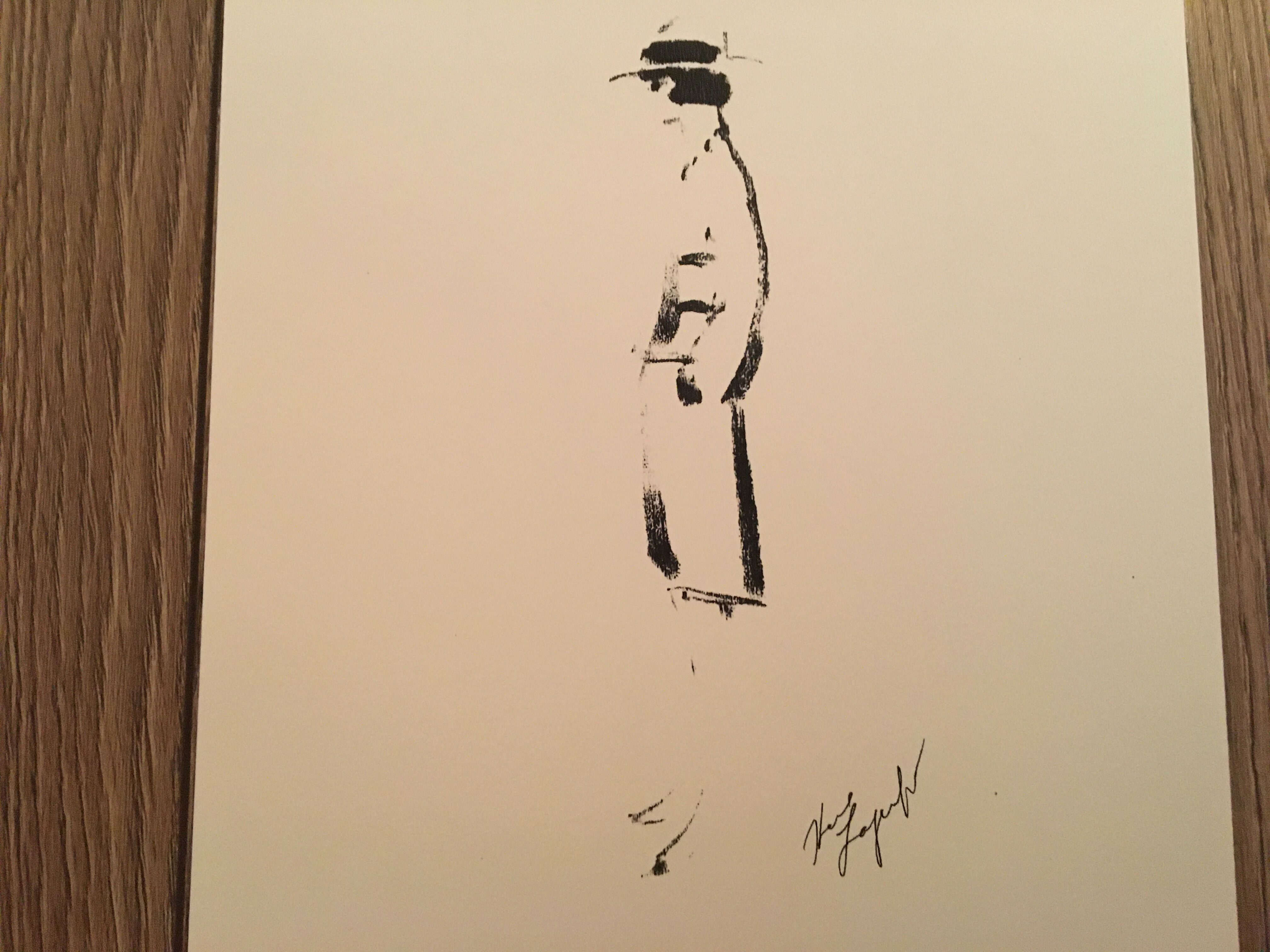 Stunning Chanel Illustration by Karl Lagerfeld