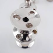 Set of 4 miniature candle holders by Erik Jörgensen, Denmark, 1950s.