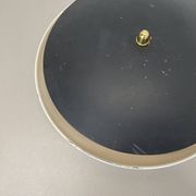unique round metal Gino Sarfatti Style Ceiling Wall Light Flushmount Italy 1950s