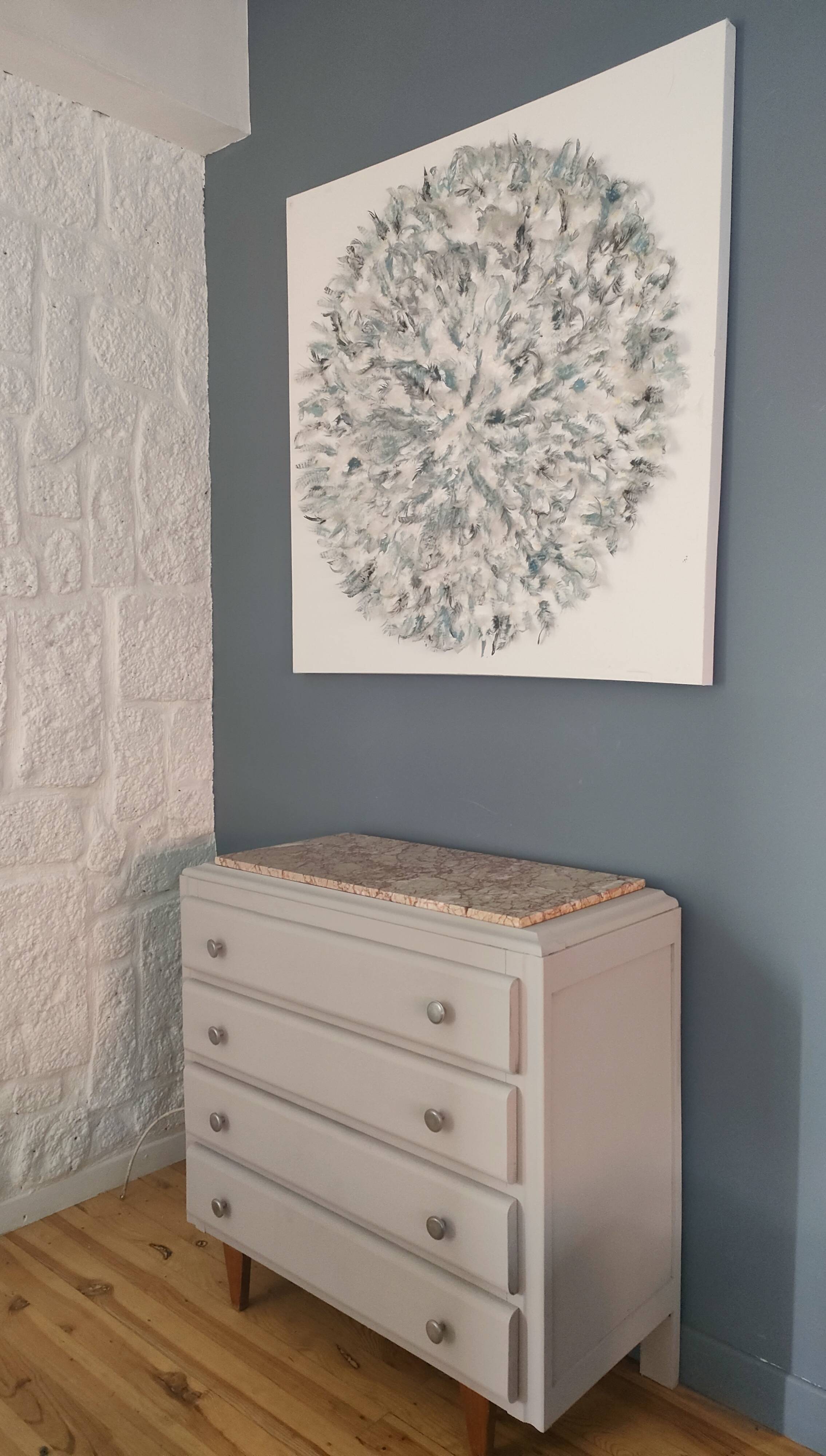 Commode vintage marbre