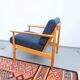 Vintage retro armchair from the 60s-70s in teak, Mid-Century style.