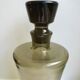 Carafe en verre fumé années 70
