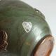 Art Deco Stoneware Vase with Fish Reliëf by Roger Guerin, Belgium, 1920s