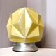 Lampe à encastrer en opaline origami de style Art Déco