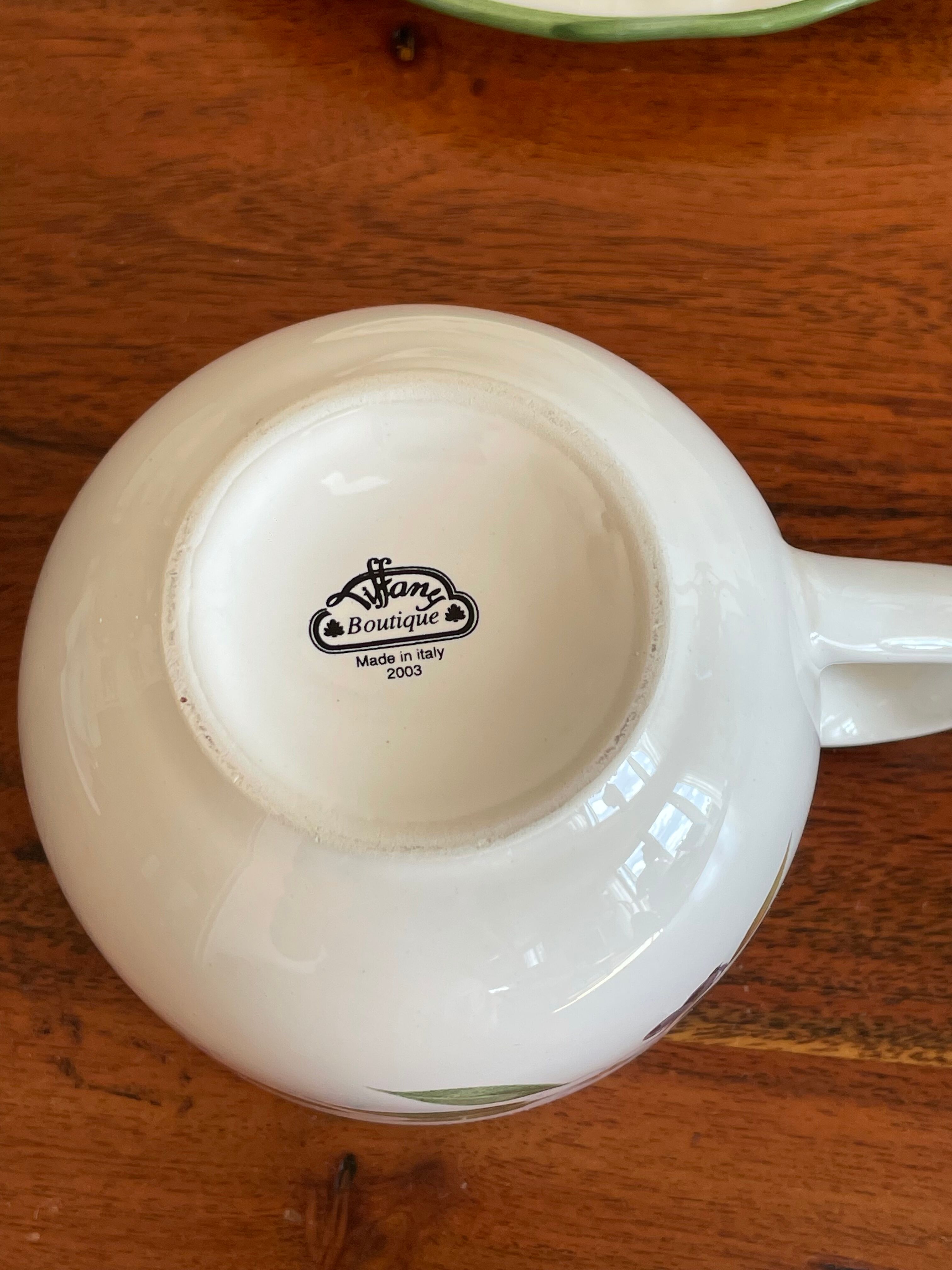 Duo of Tiffany Italy cups