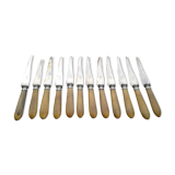 12 old knives. Steel