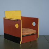 Rare Modernist Toy Chair by Ko Verzuu for Ado, 1930s