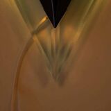 Minimalist 80s wall lamp, postmodern light fixture.