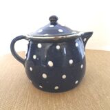 Former pea stoneware teapot