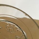 Jar old bubbled glass art nouveau decoration