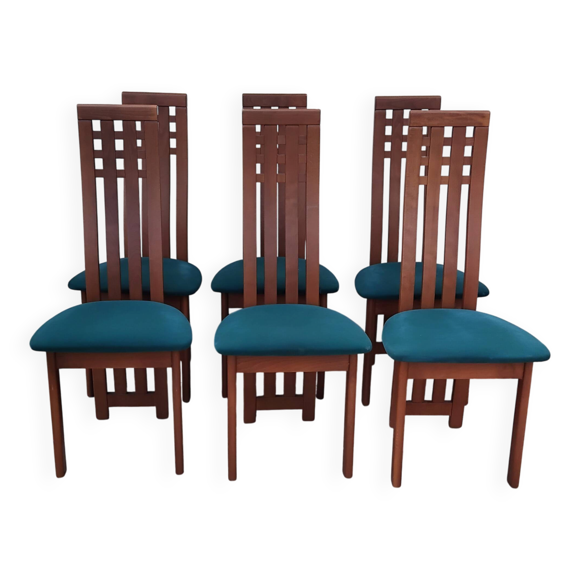 6 vintage designer chairs from the year 2000.