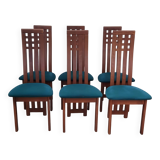 6 vintage designer chairs from the year 2000.