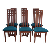 6 vintage designer chairs from the year 2000.