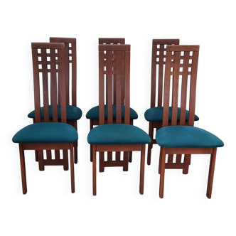 6 vintage designer chairs from the year 2000.