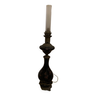 Lampe à pétrole d époque Napoleon  III