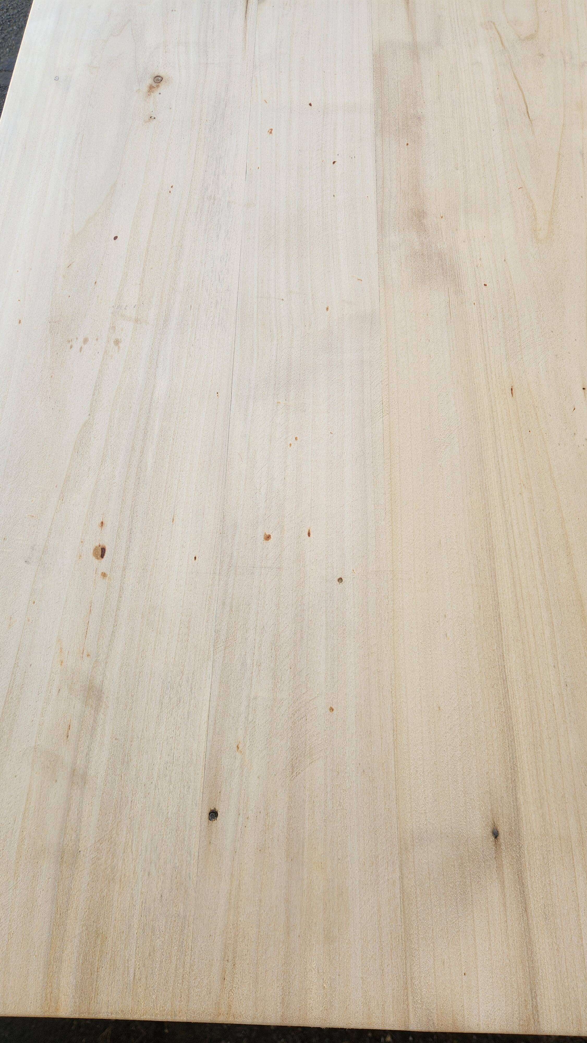 Vintage sanded desk from the 1960s-1970s.