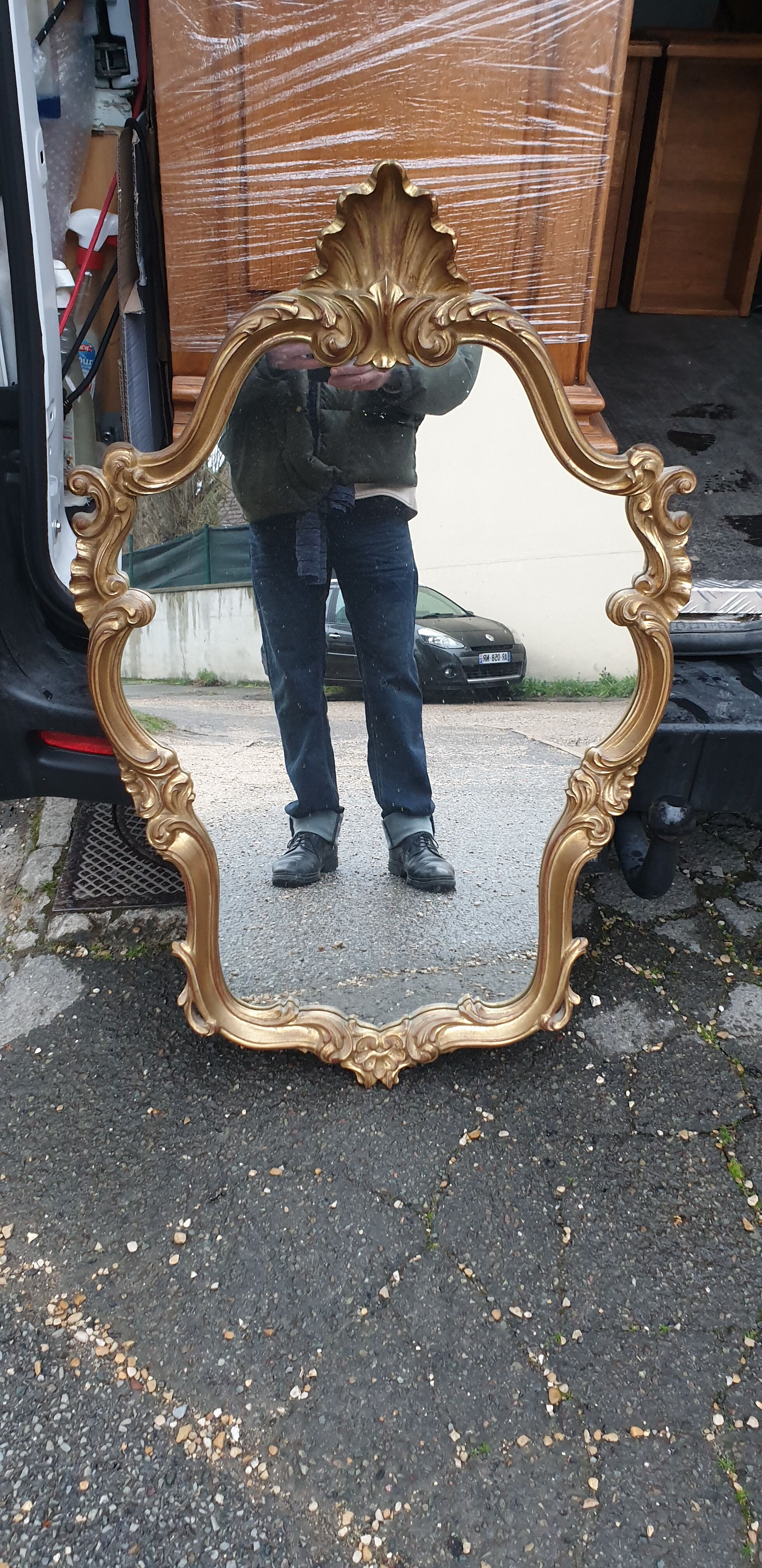 Louis XV Regency mirror 63x96cm
