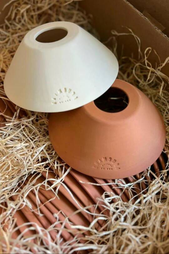 PITCHOUN - Red terracotta - Portable lamp